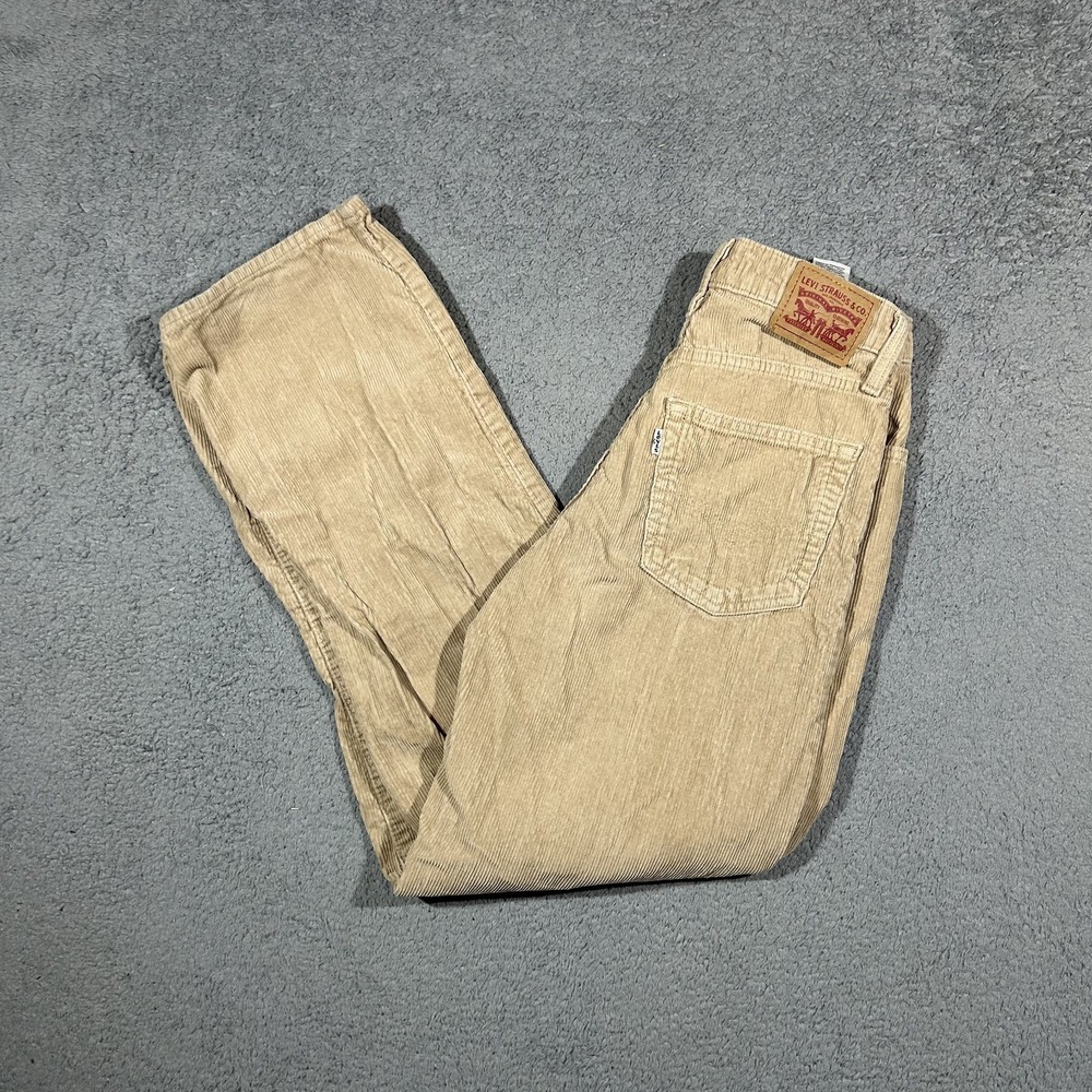 Levi's '94 Baggy Straight Mid Rise Corduroy Pants Women's Size 26x31 #2748